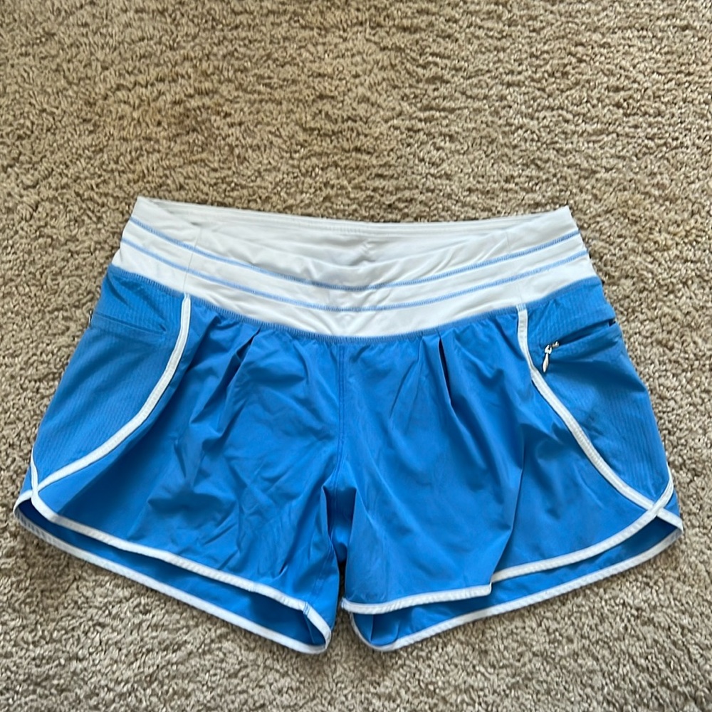 Blue Lululemon shorts
